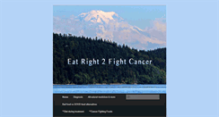 Desktop Screenshot of eatright2fightcancer.com